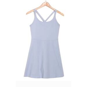 Z by Zella Motion Tank Athletic Dress Blue Small Built In Shorts Activewear